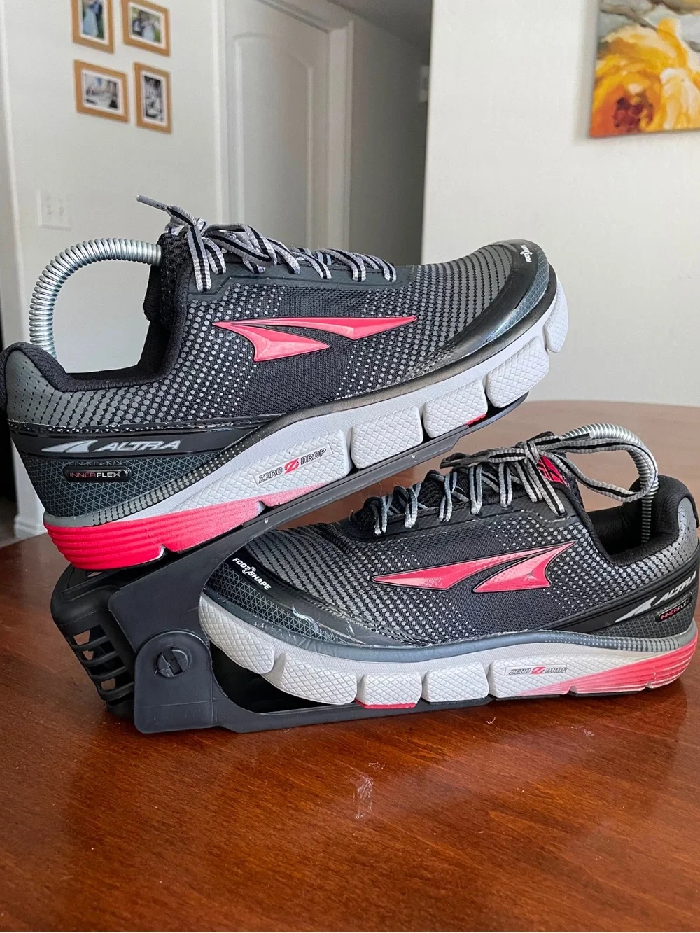 Altra Men's Torin 2.5 Running Sneakers Bkack Red Running Shoes Mens Sz 8.5 NICE!